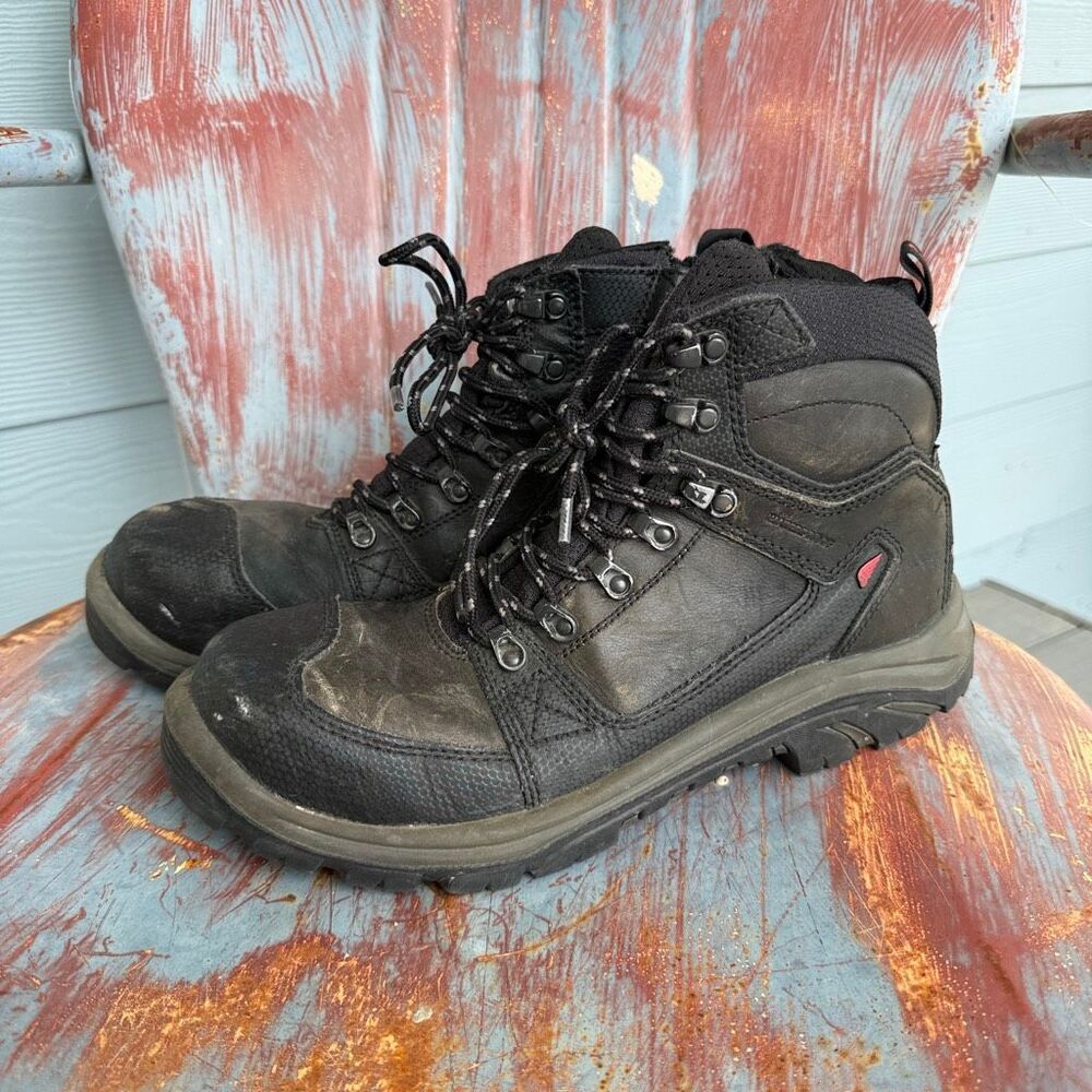 Red Wing Tradesman 3532 Black Waterproof Safety Toe Side-Zip Work Boots Size 10